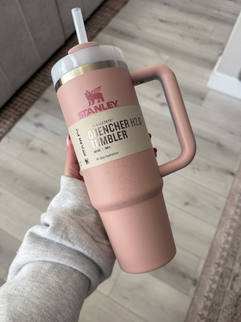 30 oz. "Pink Dusk" Stanley Quencher Tumbler